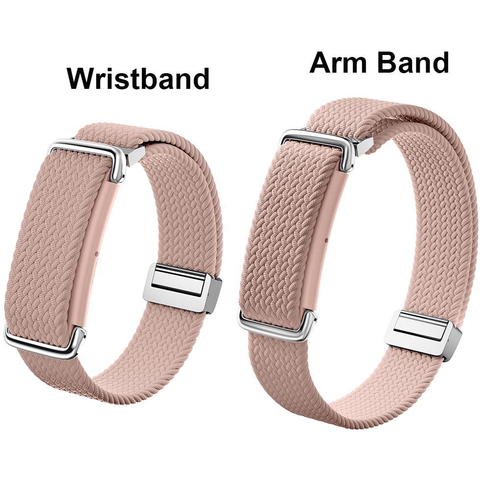 Nylon Fitness Tracker Strap Adjustable Bicep Band for Google Fitbit Air for Men Women