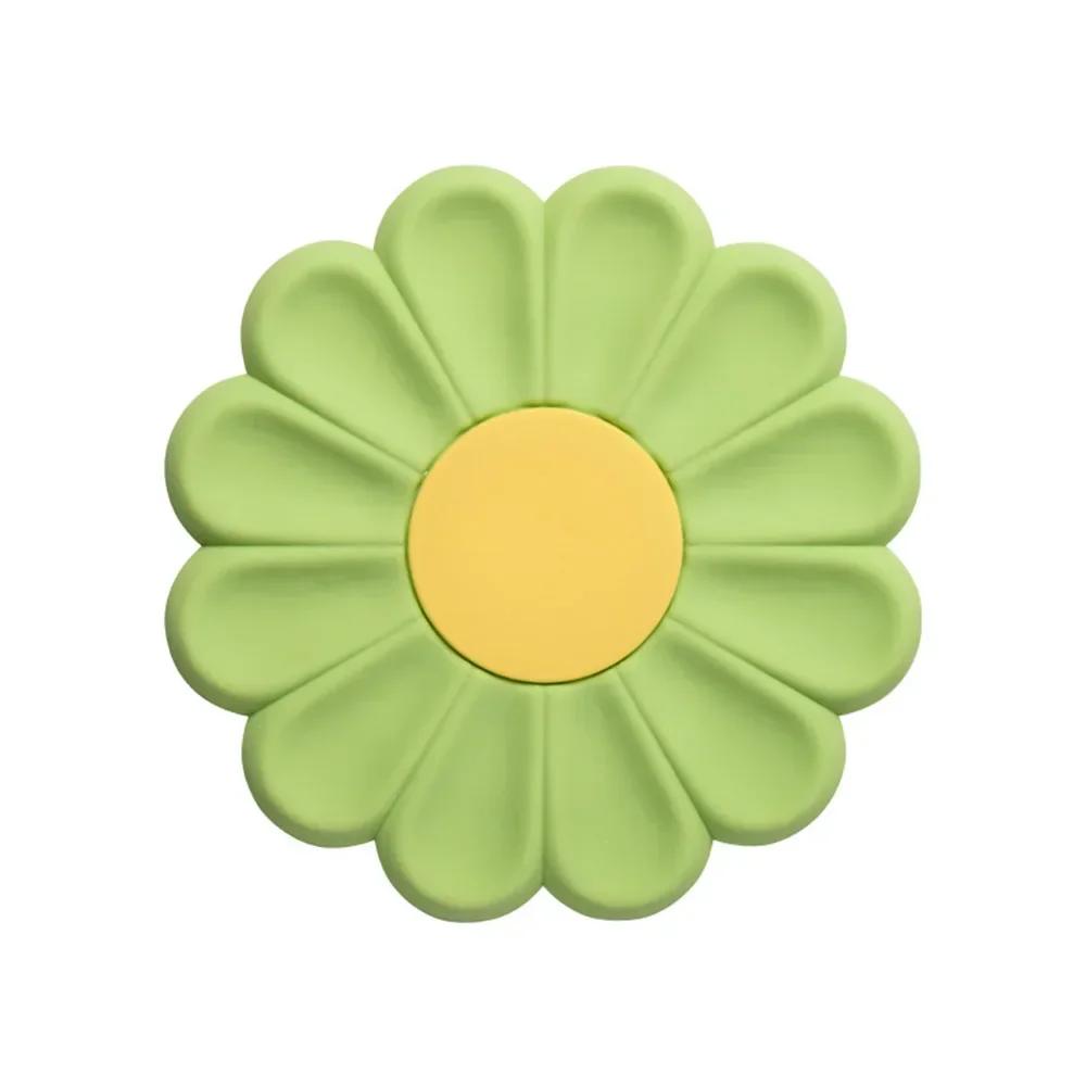 Daisy Shape Silicone Coaster Kitchen Table Heat Resistant Anti-scalding Mat Cup Tableware Placemat Table Decoration