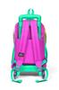 Coral High Kids Pink Aqua Zelená Jednorožec Dívčí vzorovaný tříkomorový školní batoh na vozík 23933