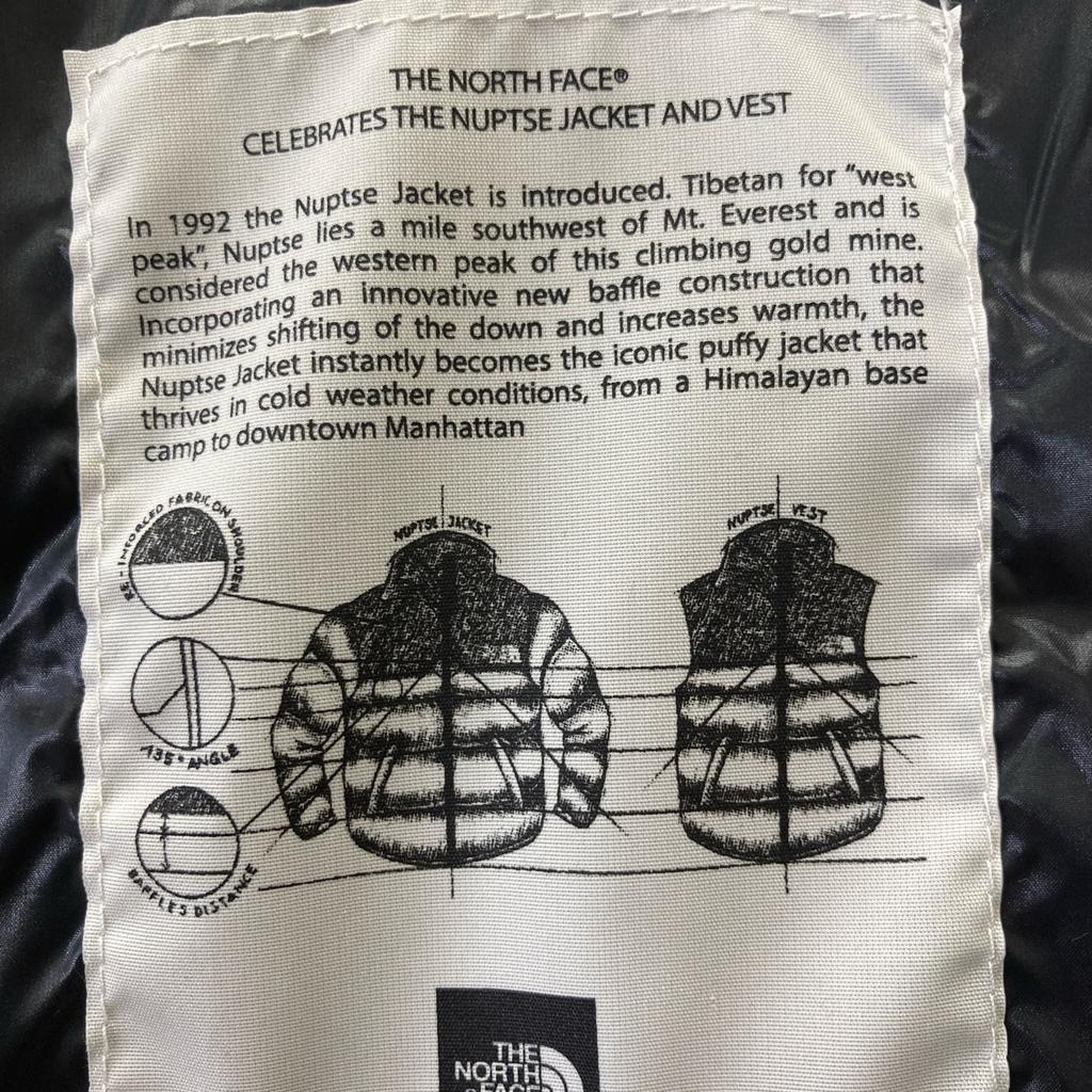 THE NORTH FACE 721221 Black Nuptse Down Jacket Jacket M blackUsed