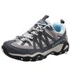 Autumn and Winter Leather Outdoor Shoes Men's Mesh Breathable Non-slip Couple Hiking Shoes Low-top Hiking Shoes
