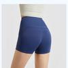 Summer Striped High Waist Yoga Shorts Women Breathable Belly Control Seamless Butt Lift Fitness Running Sports Pants for Female