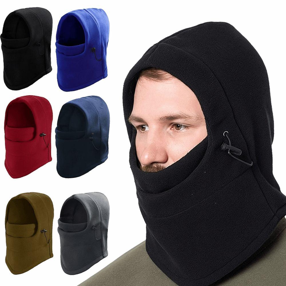 Warmer Balaclava Ski Mask Caps Hooded Neck Warmer Winter Warm Cap Thermal Fleece Hat  Winter Wear