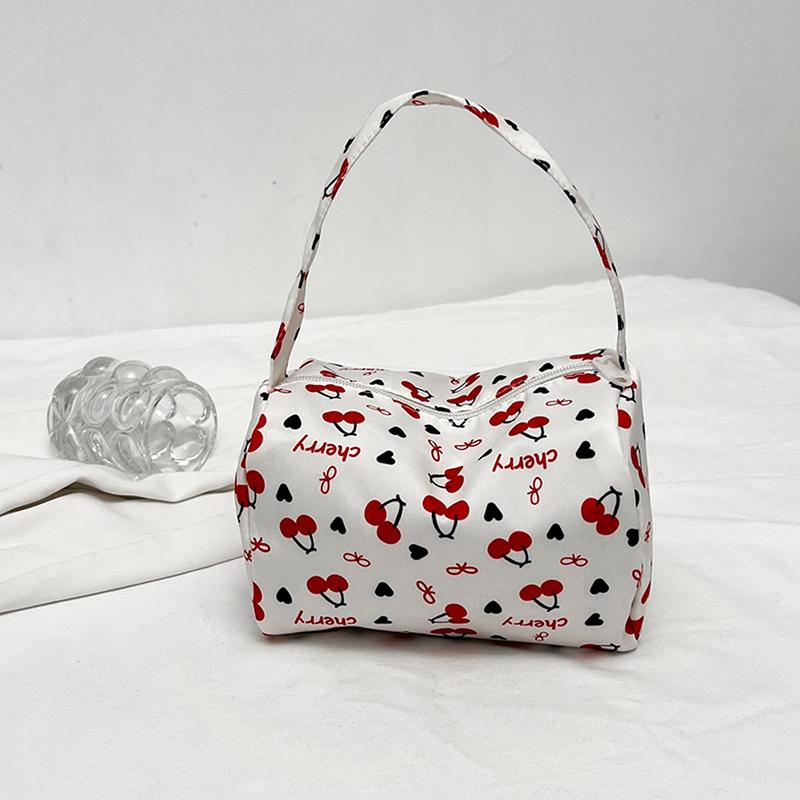 Cute Cartoon Hand-Held Cosmetic Bag Large Capacity Travel Portable  Storage Bag Makeup Pouch Girls Birthday Creative Gift