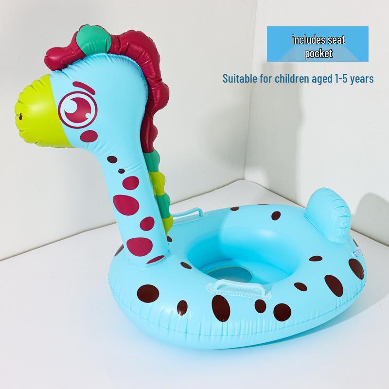 Cartoon Steering Wheel Baby Swimming Seat Ring: Anti-Rollover Underarm Float for Infants and Toddlers