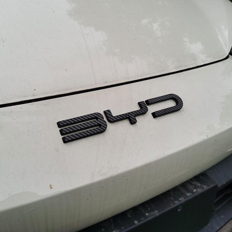 rpqjh8 For BYD Dolphin Surf Dolphin Mini Atto 1 2023-2025 Blacked Emblem BYD Rear Letter Exterior Decal Sticker Modification