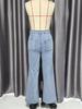Women's Denim Classic Versatile High Waist Fashionable Trousers