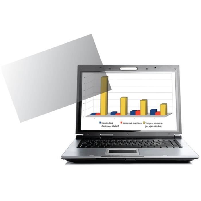 Personvernfiltre - URBAN FACTORY - 15,6 tommer - Antirefleks - Svart - Skjermbeskyttelse