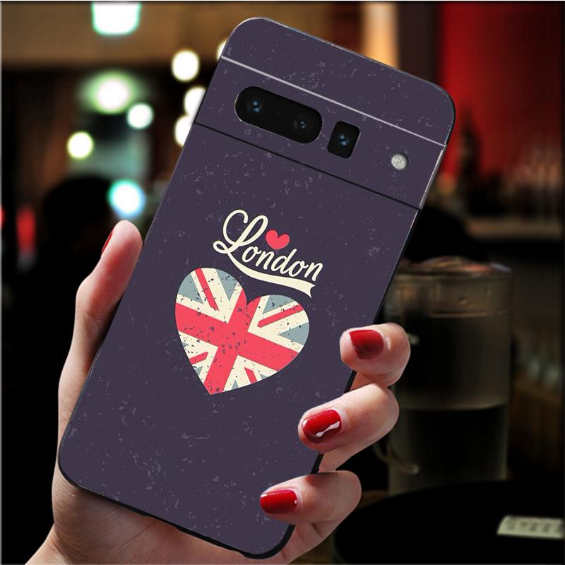 Handyhülle für Google Pixel 7 Pro 7 6A 6 Pro 5A 4A 3A Pixel 4 XL Pixel 5 6 4 3 XL 3A XL 2 XL Big Ben Telefonzelle Hülle Funda