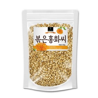 Pure Young Roasted Safflower Seeds 500g Safflower Jas, 500g, 1 Piece