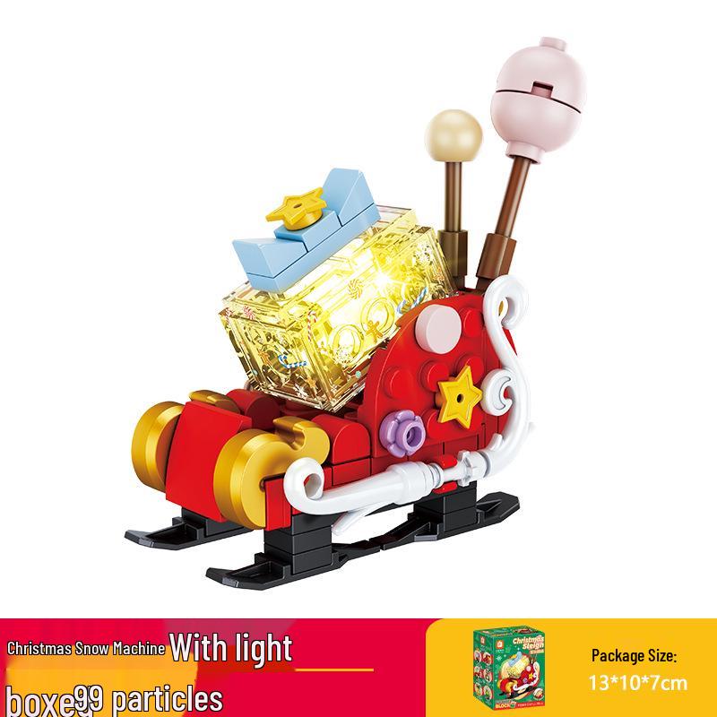 Lele Brothers Christmas Tree Building Blocks - Educational Toy for Boys