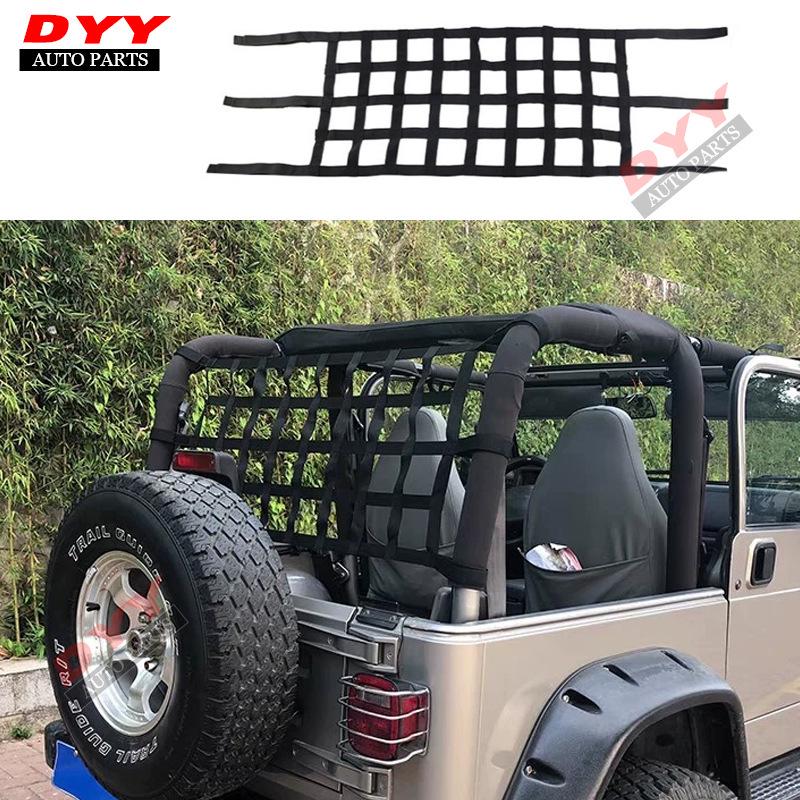 Wrangler Hammock Net: Anti-Roll Bar Roof Net & Interior Accessory