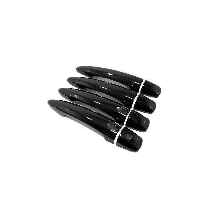 For Nissan Rogue    2024 ABS Chrome Carbon Fiber Door Handle Cover Trims Decoration Stickers Car Styling Accessories