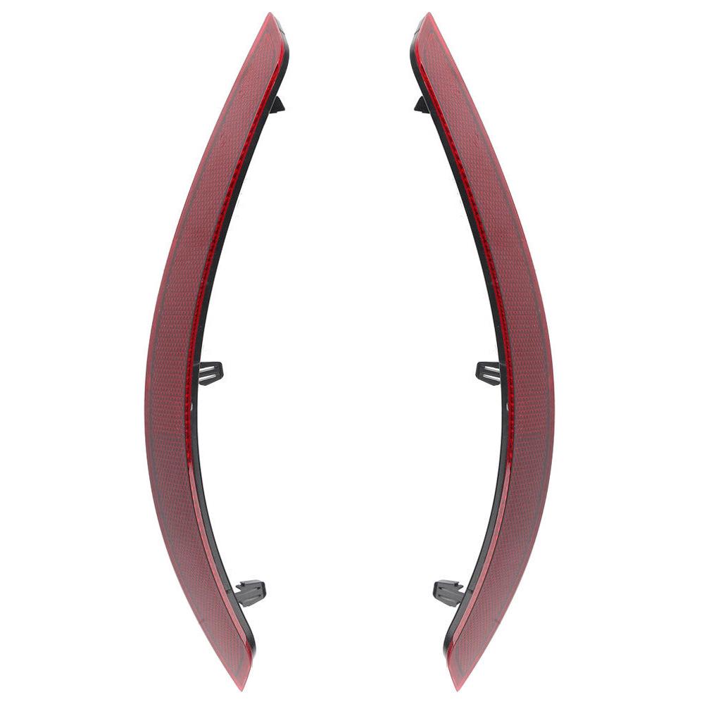 For Volkswagen VW Sharan 2011~2016 7N0945105B 7N0945106B Car Rear Bumper Reflector Taillight Brake Fog Warning Lamp Red Lens