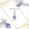 Holographic Fish Charms, 925, Opal Fish Pendant Bead