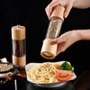 Manual Acrylic Adjustable Wooden Kitchen Tool Spice Grinder Salt and Pepper Mill Sea Salt Jar