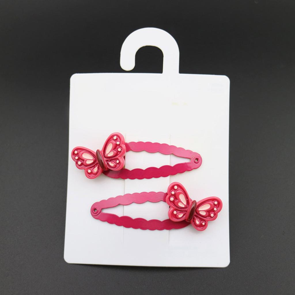 Girls Hair Clip Mushroom Women Kid Hairgrips Butterfly Headdress Barrettes Snail Shape Sweet 2000s Girls Hairpins