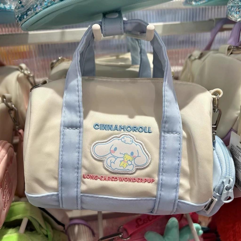 Kuromi Melody Cinnamoroll Nylon Large Capacity Bag With Drawstring Closure For Daily Use