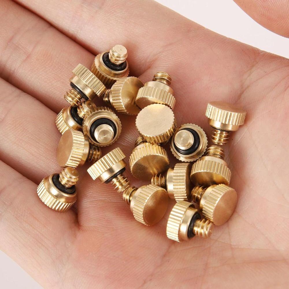 10/24 Screw Thread Misting Nozzle Brass Screw Thread Plug Durable Plug Cap