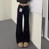 Women's High Waist Cargo Jeans: Retro Stretch, Petite & Plus Size, Straight or Wide Leg, Slimming & Trendy