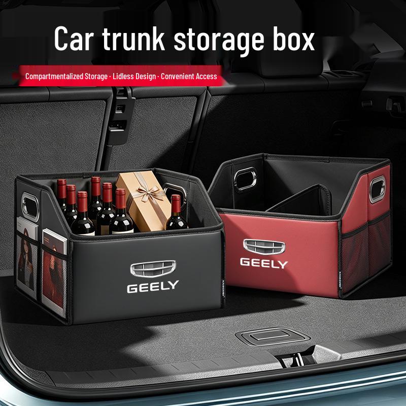 Decorative Trunk Storage Box for Geely Xingyue, Binyue, Emgrand, Borui, Geometry, and ICON