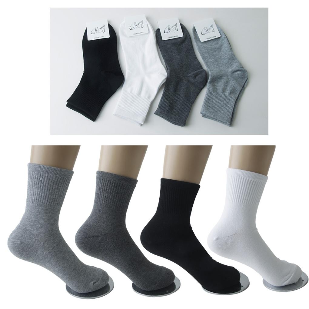 Domestic Women's Mid-weight Basic Fuzz Socks