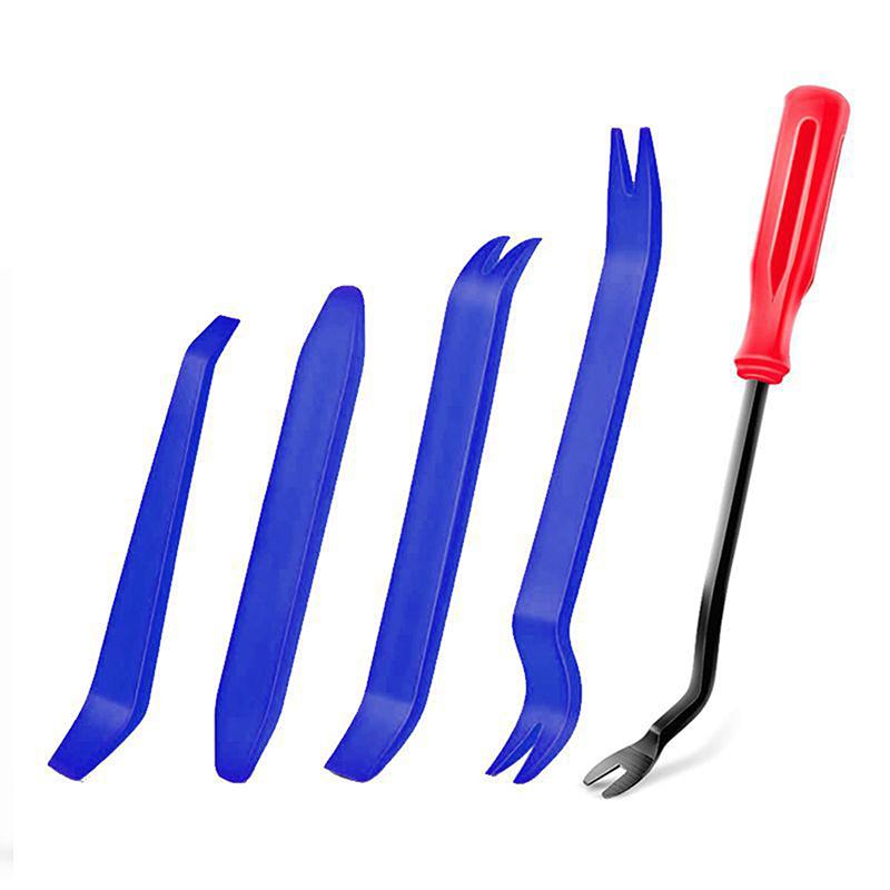 5Pcs/set DIY Accessories Car Buckle Car Audio Disassembly Tool Door Panel Interior Disassembly Driver Pry Bar