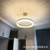 Modern Lighting LED Crystal Lamp Bedroom Living Room Ceiling Pendant Lamp Hotel Crystal Chandelier Apartment Golden Lights
