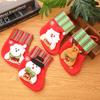 1/4pcs-Merry Christmas Socks Christmas Tree Ornaments Sack Xmas Gift Candy Bag Cute Fabrics with Multiple Styles