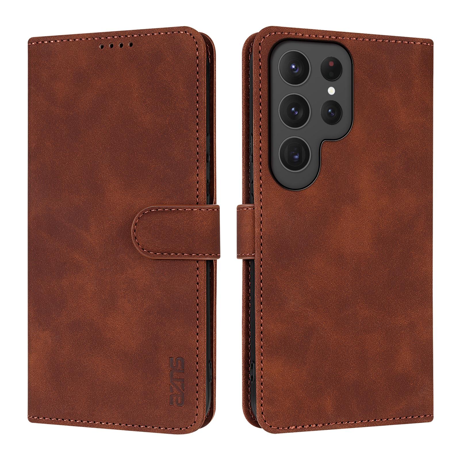 AZNS For Samsung Galaxy S26 Ultra Case PU Leather Wallet Phone Cover