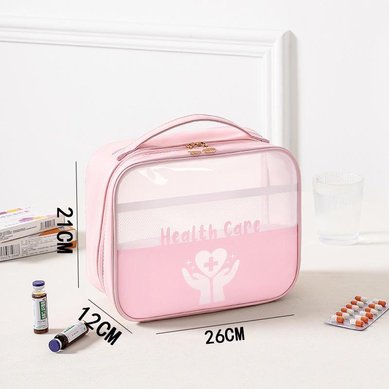 Portable Oxford Cloth Medicine Bag - Large Capacity Folding First Aid Kit & Multi-purpose Storage