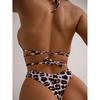 2024 New Swimsuit Russia Burst Solid Color Sexy Sports Swimsuit with Breast Pad Women's Two-piece Swimsuit Sexy Beach Bikini