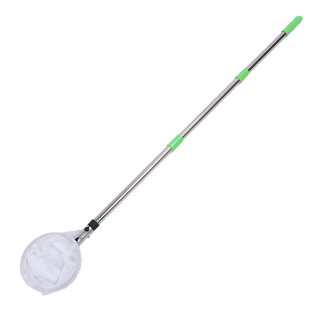 Fruit Picker Stainless Steel Long Pole Fruits Catcher Grabber Harvesting Picking Tool for Orange
