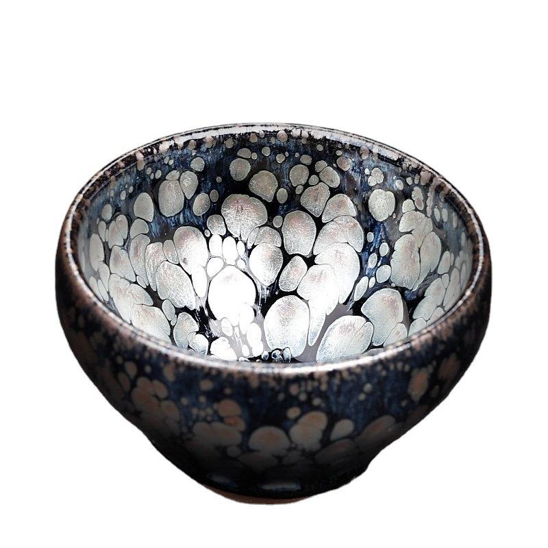 1PC Jianzhan Tea Cup Kung Fu Cup Oil Dropping Cup Master Cups Ceramic Tea Bowl Kung Fu