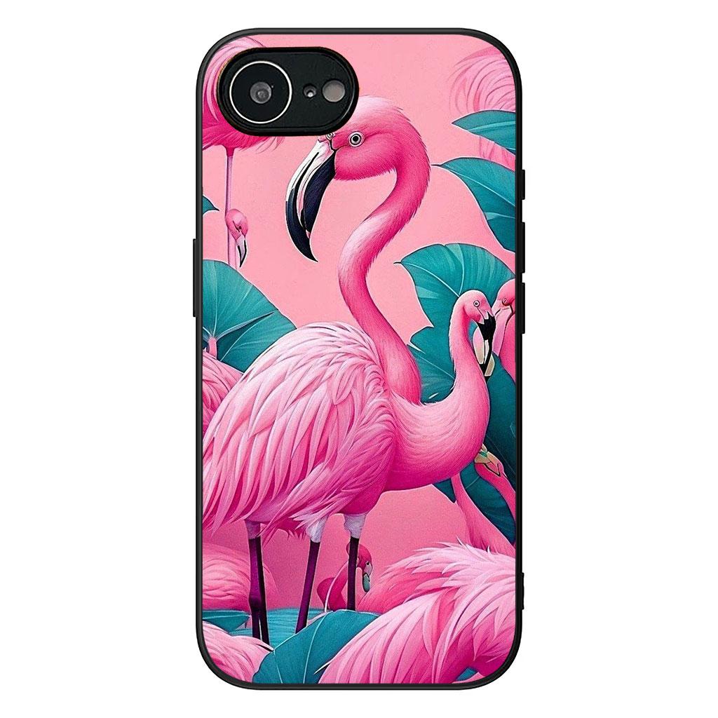 

Cover for Apple iPhone 16 15 14 Plus 13 12 Mini 17 Pro Max + ProMax 16E Air Phone Case Flamingos Animal iPhone 12