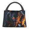 The Werewolf Insulated Lunch Bag for Women Children Leakproof Food Boxes Thermal Lunch Box Tote