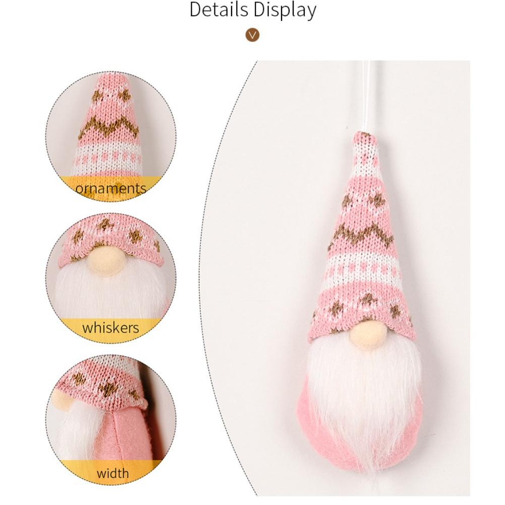 3pcs Christmas Gnome Figurines Christmas Decorations Christmas Tree Figurines Home Christmas Decoration Accessories