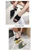 Women's Summer Fly-Knit Mid-Heel Slide Sandals in Korean Style