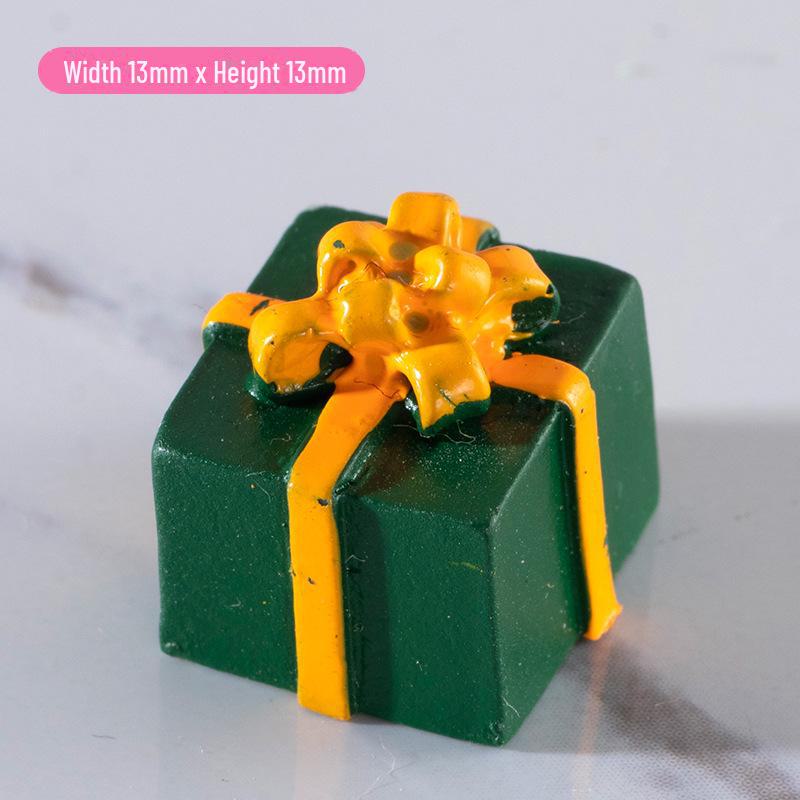 Cutie cadou de Crăciun 3D DIY: Adeziv cremă și set de decor pentru carcasă pentru telefon mobil realizat manual.