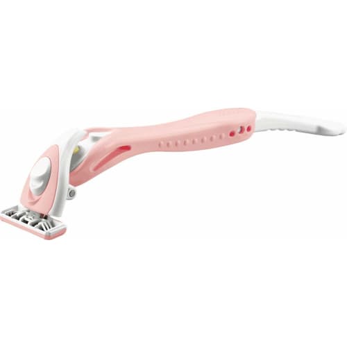 FEATHER Peanie Back/Body 2WAY Made In Japan Easy-to-Shave Razor for Women's Back, Nape, Arms, Armpits, Legs