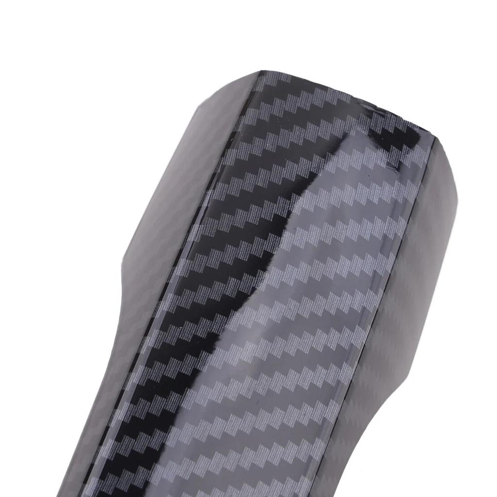 4Pcs ABS Car Carbon Fiber Style Side Door Handle Cover Trim Decor Fit For Honda Civic Coupe 2012 2013 2014 2015