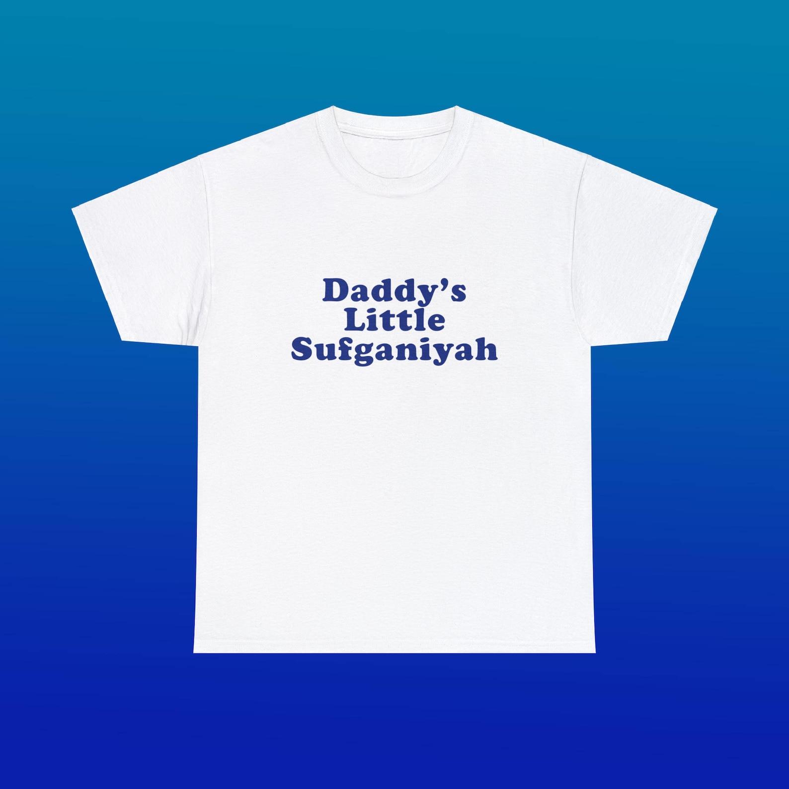 Daddy s Little Sufganiyah Unisex Heavy Cotton Tee Jewish Family Funny Cute Hanukkah Parody Gift Meatball New York City Little Italy Shirt L