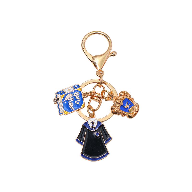 1Pc College Keychain Cartoon Pendant Preppy Style Zinc Alloy Festival Gift Badge