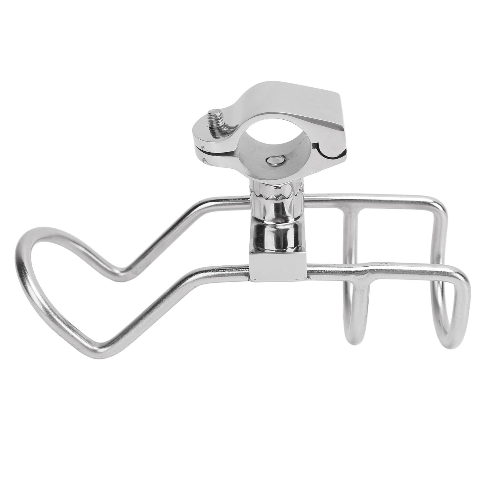 

Держатель для удочки для лодки, зажим из нержавеющей стали 316, многофункциональный портативный кронштейн для удочки 25mm/0.98in