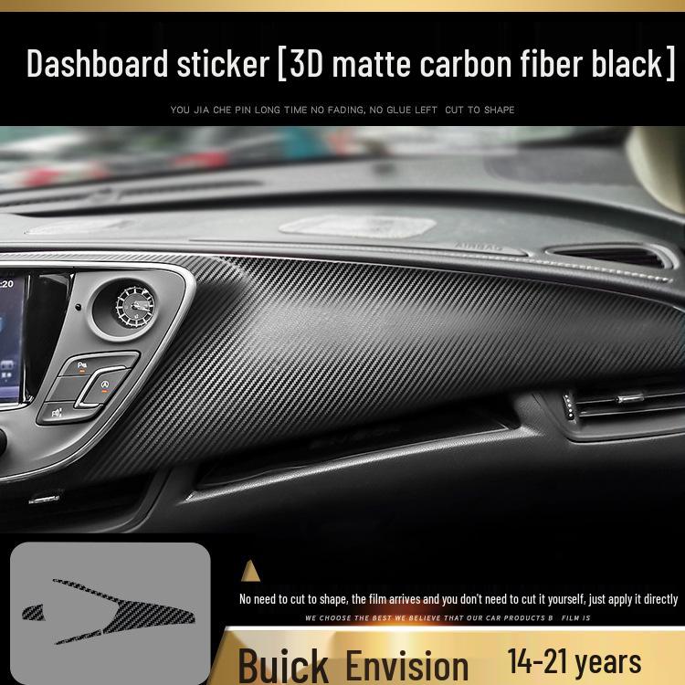 Frosted Glitter Anti-Scratch Film for Buick Envision Console Decoration