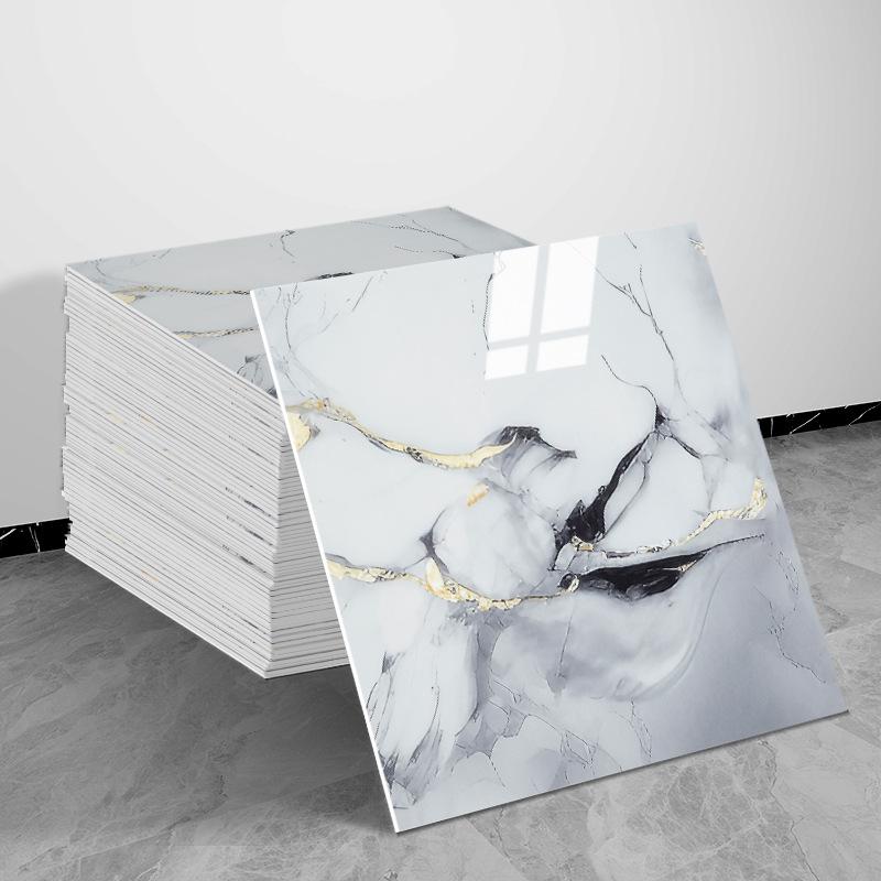 

Самоклеящаяся имитация фарфоровой плитки и текстуры мрамора для настенного покрытия для украшения кухни и ванной комнаты. 40x40 cm/piece