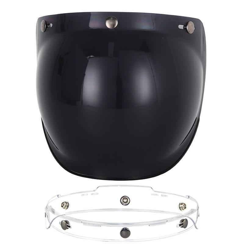 Motorcycle Helmet Bubble Visor Motorbike Helmet Visors Multicolor Vintage Cascos Para Moto Windshield Shield Universal Mask