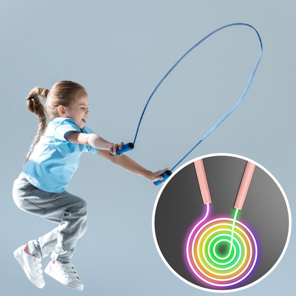 LED Jumping Rope for Kids Light Up Exercise Jump Rope Luminous Skipping Ropes for Sport Fitness