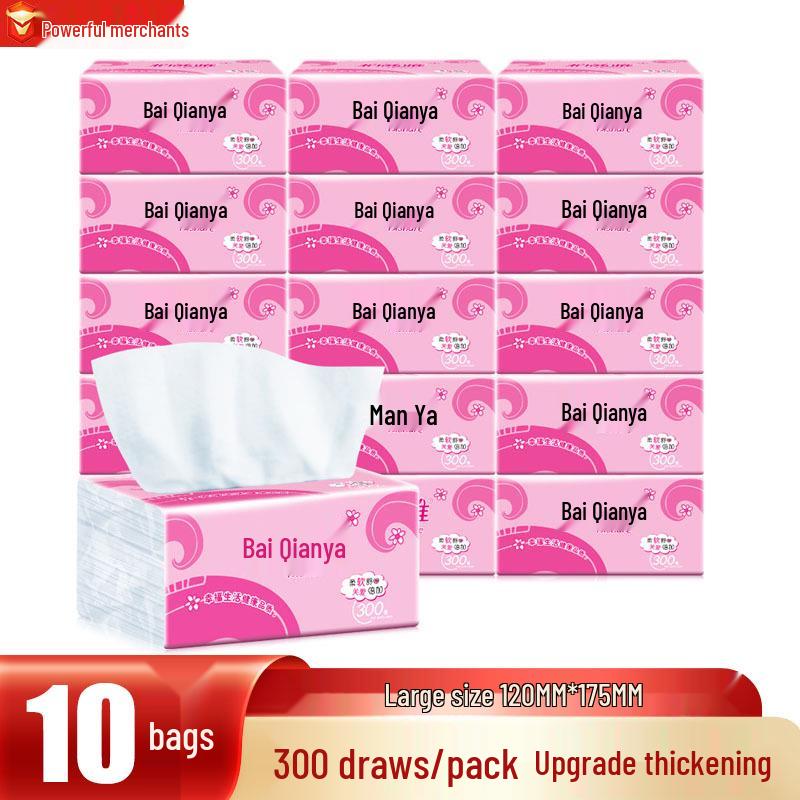90-Pack Commercial Facial Tissues, 80g/Pack, Napkins for Catering