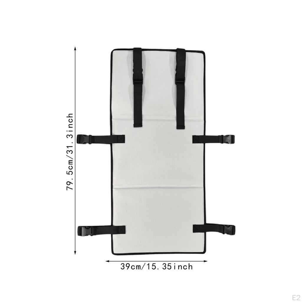 Osłona drabinki łóżka piętrowego dla dzieci 79x39cm Łatwy montaż na schody strychowe Wszechstronne regulowane paski